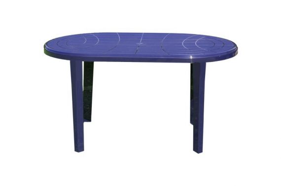 Stół plastikowy owal Jantar-Granat-0